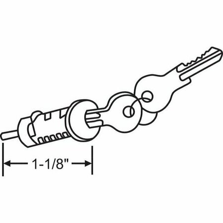 STRYBUC Key Cylinder Lock 16-103